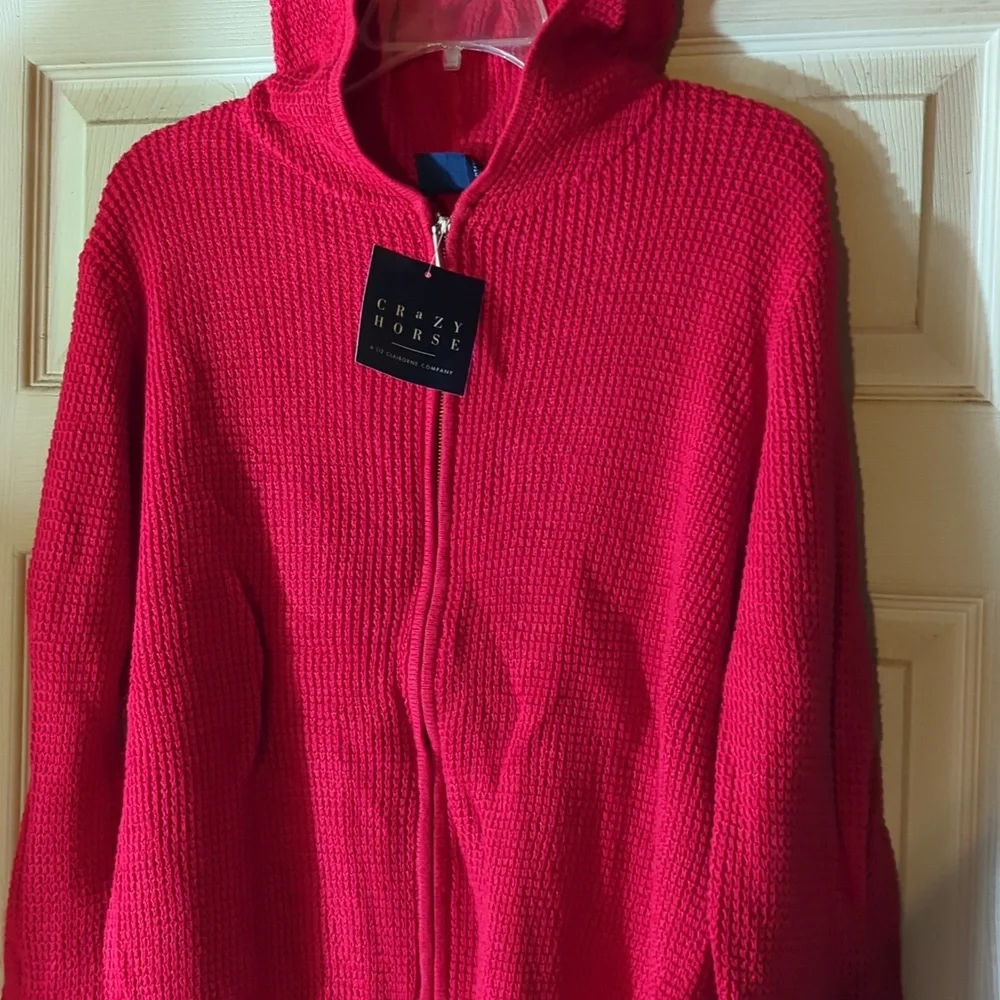 Crazy Horse by Liz Claiborne knit hoodie - Picture 3 of 3